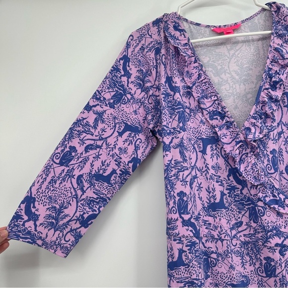 Lilly Pulitzer Pink and Blue Dress/Jumpsuit - Picture 3 of 8